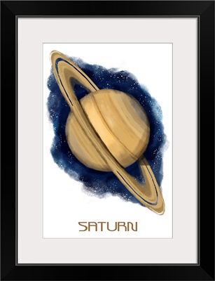 Saturn - Watercolor