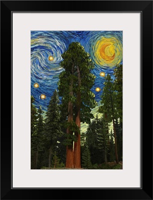 Sequoia National Park, California - Starry Night National Park Series