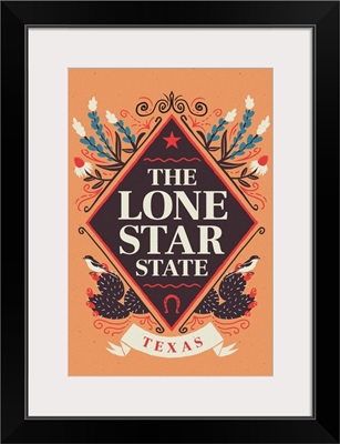 Texas - State Motto Crest - State Series