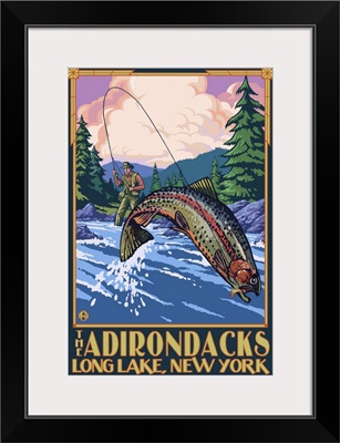 The Adirondacks, Long Lake, New York State, Fly Fishing