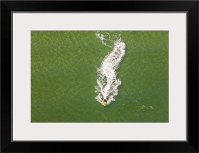 Aerial view of a Jet Ski in Frankston. - Aerial Photograph