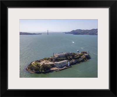 Alcatraz Island, San Francisco, California - Aerial Photograph