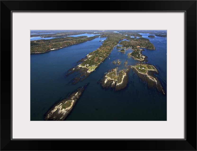 Bailey and Orrs Islands, Harpswell, Maine - Aerial Photograph