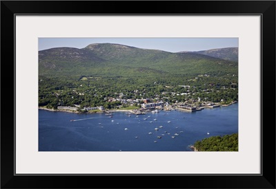 Bar Harbor, Mount Desert Island, Maine, USA - Aerial Photograph