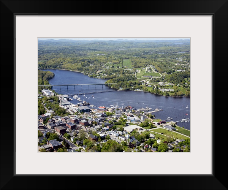 Belfast, Maine, USA - Aerial Photograph