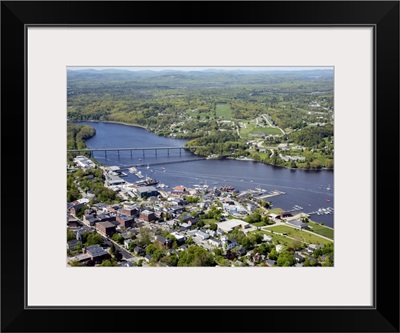 Belfast, Maine, USA - Aerial Photograph