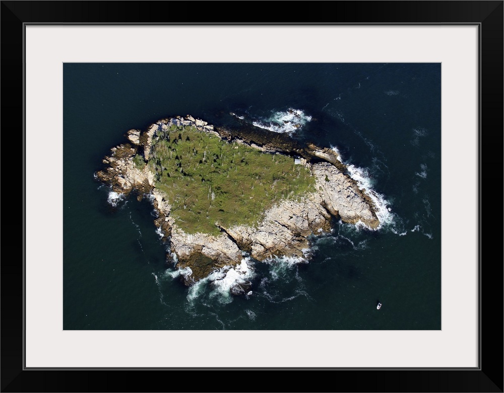 Boothbay Harbor Islands, Maine - Aerial Photograph