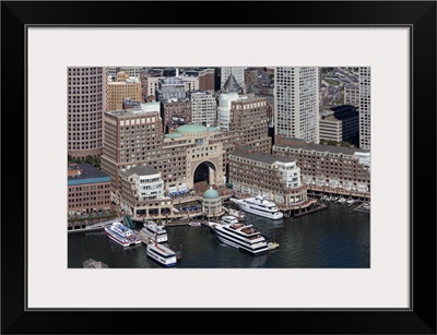 Boston Waterfront, Massachusetts - Aerial Photograph
