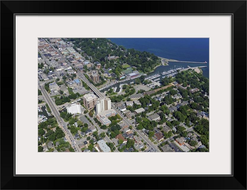 Bronte Harbour, Oakville, Canada - Aerial Photograph
