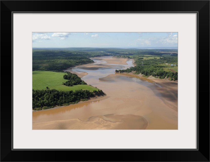 Central Minas Basin, Nova Scotia - Aerial Photograph