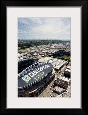 Century Link Field, Home of the Seahawks, WA, USA - Aerial Photograph