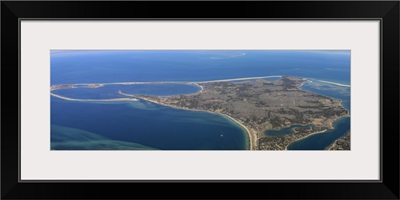 Chappaquiddick Island Panorama, Martha's Vineyard - Aerial Photograph