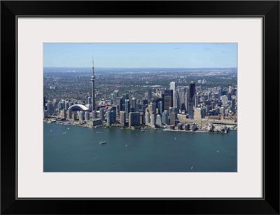 City Skyline August 2012, Toronto, Canada - Aerial Photograph