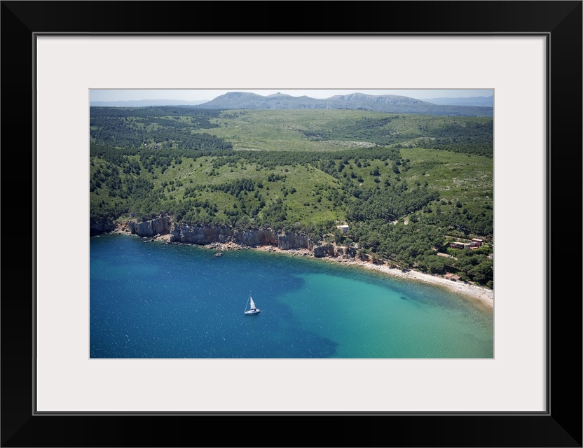 Costa Brava, L'Escala, Spain - Aerial Photograph