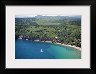 Costa Brava, L'Escala, Spain - Aerial Photograph