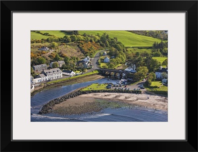 Cushendun Bay, Bushmills, Northern Ireland, UK - Aerial Photograph