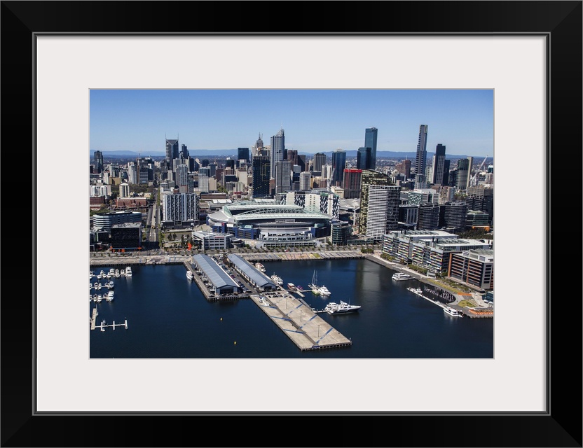 Docklands And Etihad Stadium, Melbourne, Australia - Aerial Photograph