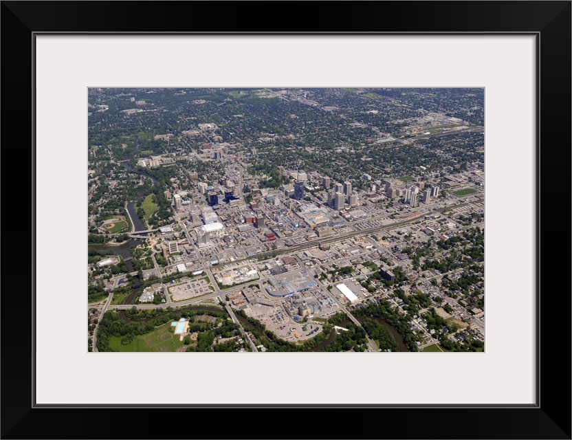 Downtown London, Ontario - Aerial Photograph