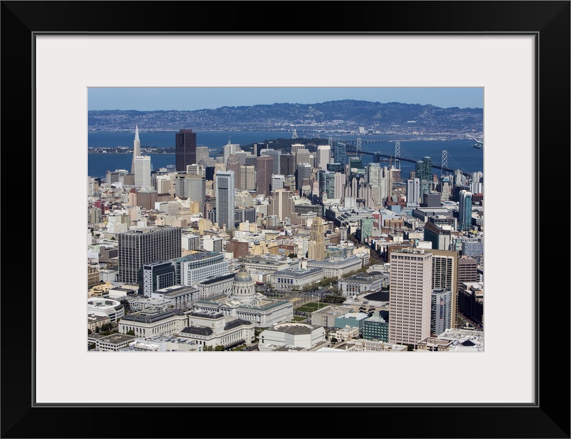 Downtown San Francisco, California, USA - Aerial Photograph