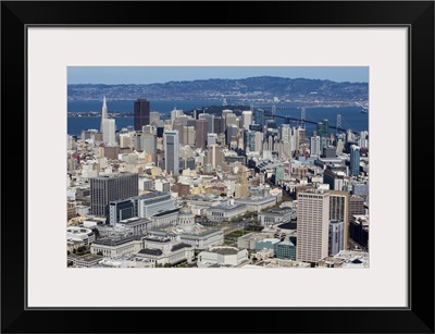 Downtown San Francisco, California, USA - Aerial Photograph