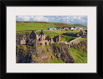 Dunluce Castle, Bushmills, Northern Ireland - Aerial Photograph