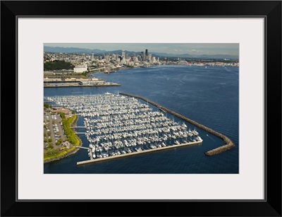 Elliott Bay Marina, Seattle, WA, USA - Aerial Photograph