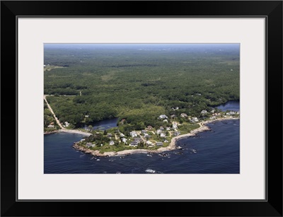 Fortunes Rocks, Biddeford, Maine, USA - Aerial Photograph