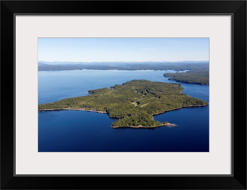 Frye Island, Maine, USA - Aerial Photograph