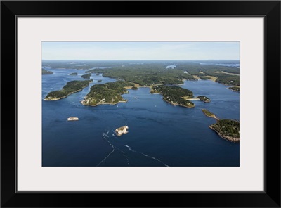 Georgetown, Maine, USA - Aerial Photograph
