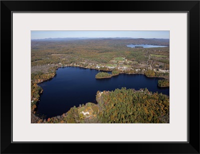 Harvey Lake, Northwood, New Hampshire - Aerial Photograph