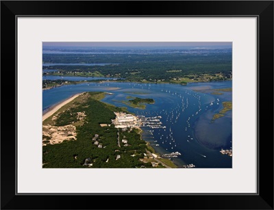 Horseneck point, Westport, Massachusetts, USA - Aerial Photograph