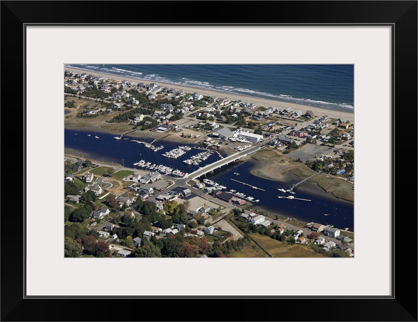 Humarock And Sea Street Bridge, Marshfield - Aerial Photograph