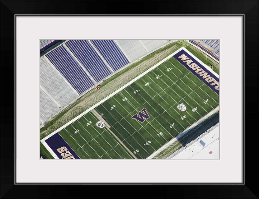 Husky Stadium at the University of Washington, WA, USA - Aerial Photograph