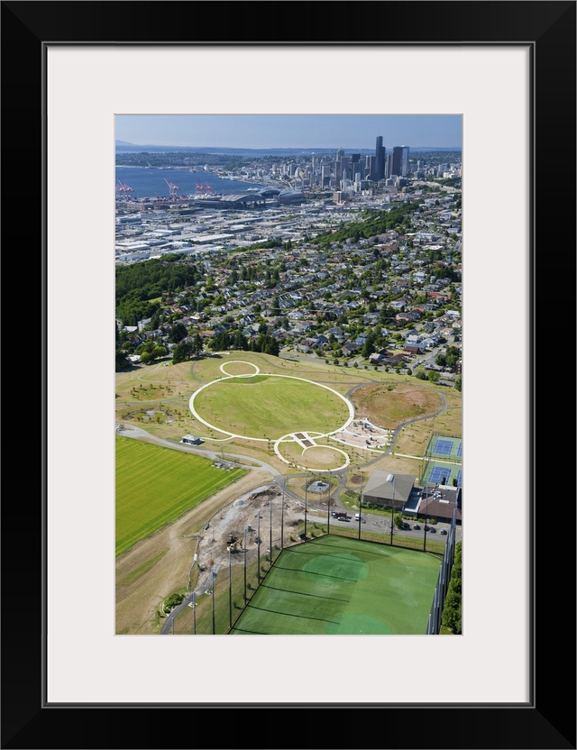 Jefferson Park, Beacon Hill Neighborhood, WA, USA - Aerial Photograph