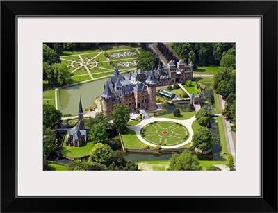 Kasteel de Haar, Haarzuilens, Holland - Aerial Photograph