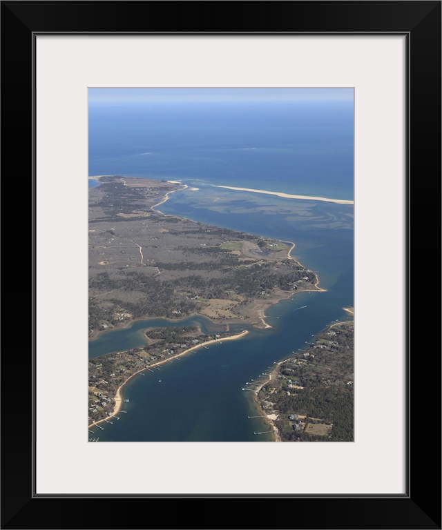 Katama Bay, Martha's Vineyard, Massachusetts, USA - Aerial Photograph