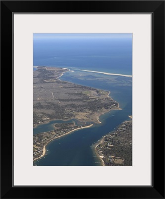 Katama Bay, Martha's Vineyard, Massachusetts, USA - Aerial Photograph