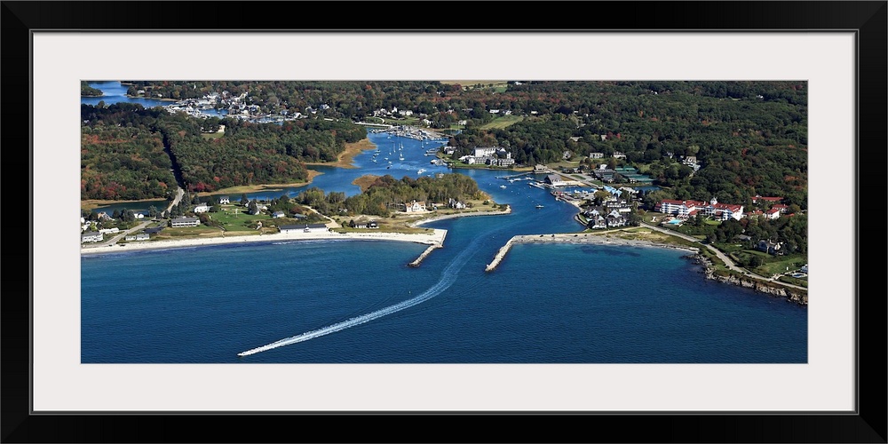 Kennebunk River, Kennebunkport, Maine - Aerial Photograph