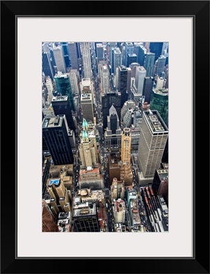 Midtown Manhattan, New York City - Aerial Photograph
