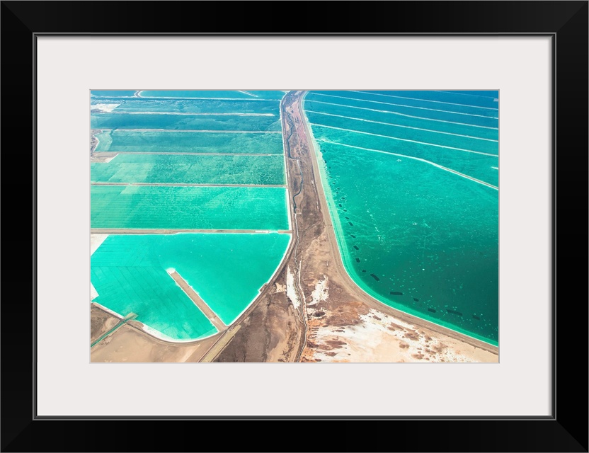 Mineral Pools Area, Dead Sea - Aerial Photograph