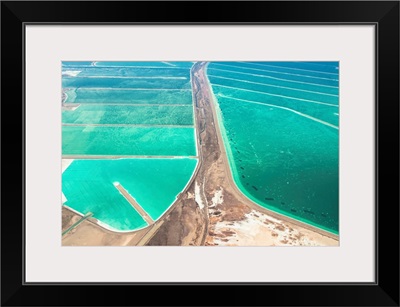 Mineral Pools Area, Dead Sea - Aerial Photograph