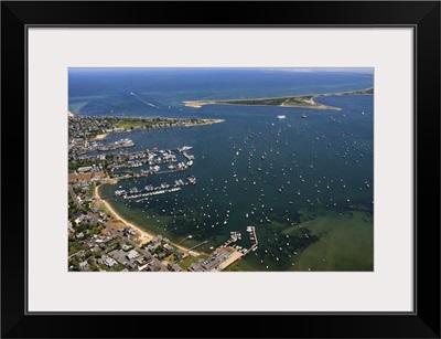 Nantucket Harbor, Nantucket - Aerial Photograph