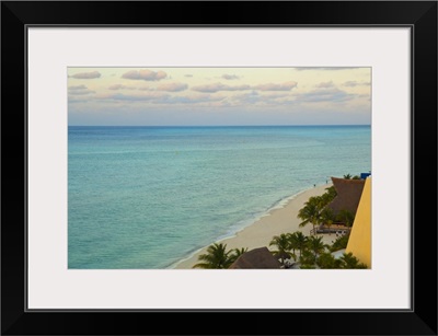 North Beach from Melia Cozumel Hotel, Cozumel, Mexico - Aerial Photograph