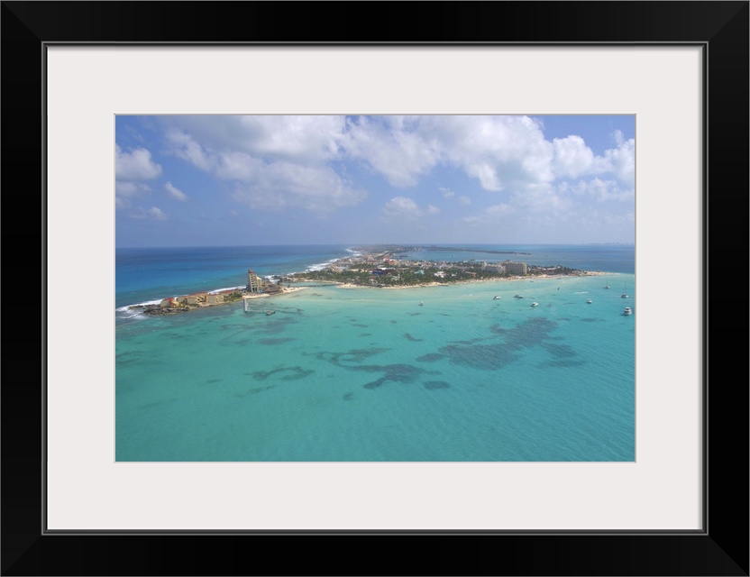 North Beach, Isla Mujeres, Mexico - Aerial Photograph