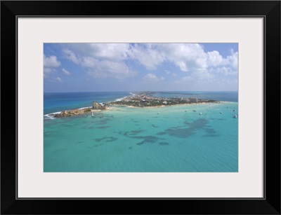 North Beach, Isla Mujeres, Mexico - Aerial Photograph