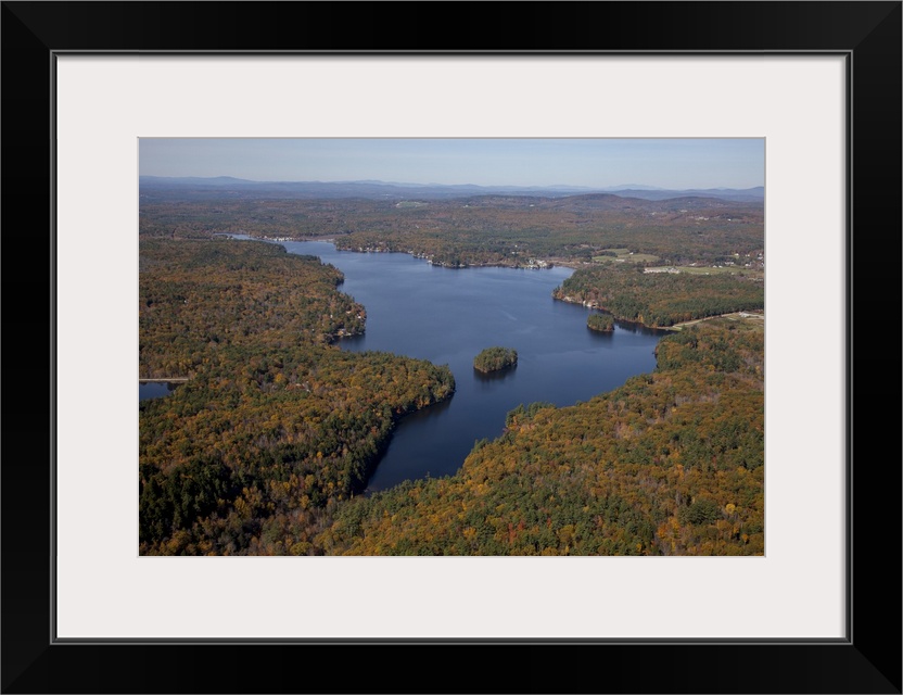 Northwood Lake, Northwood - Aerial Photograph