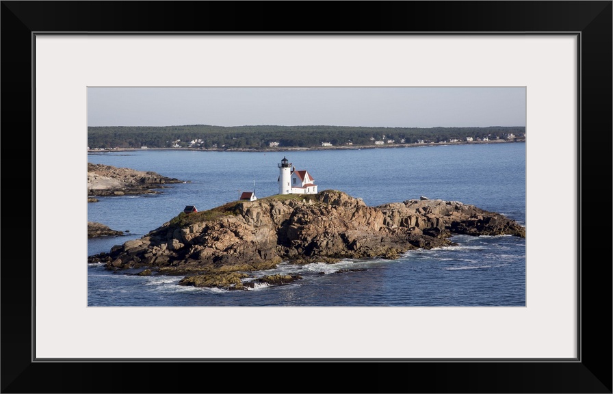 Nubble Light Or Cape Neddick Light, York - Aerial Photograph