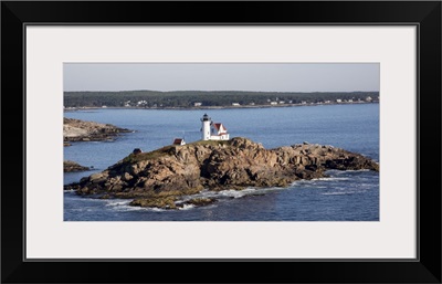 Nubble Light Or Cape Neddick Light, York - Aerial Photograph