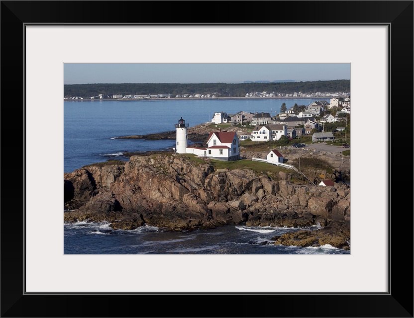 Nubble Light Or Cape Neddick Light, York - Aerial Photograph