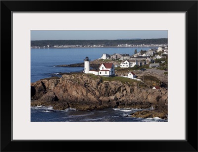 Nubble Light Or Cape Neddick Light, York - Aerial Photograph